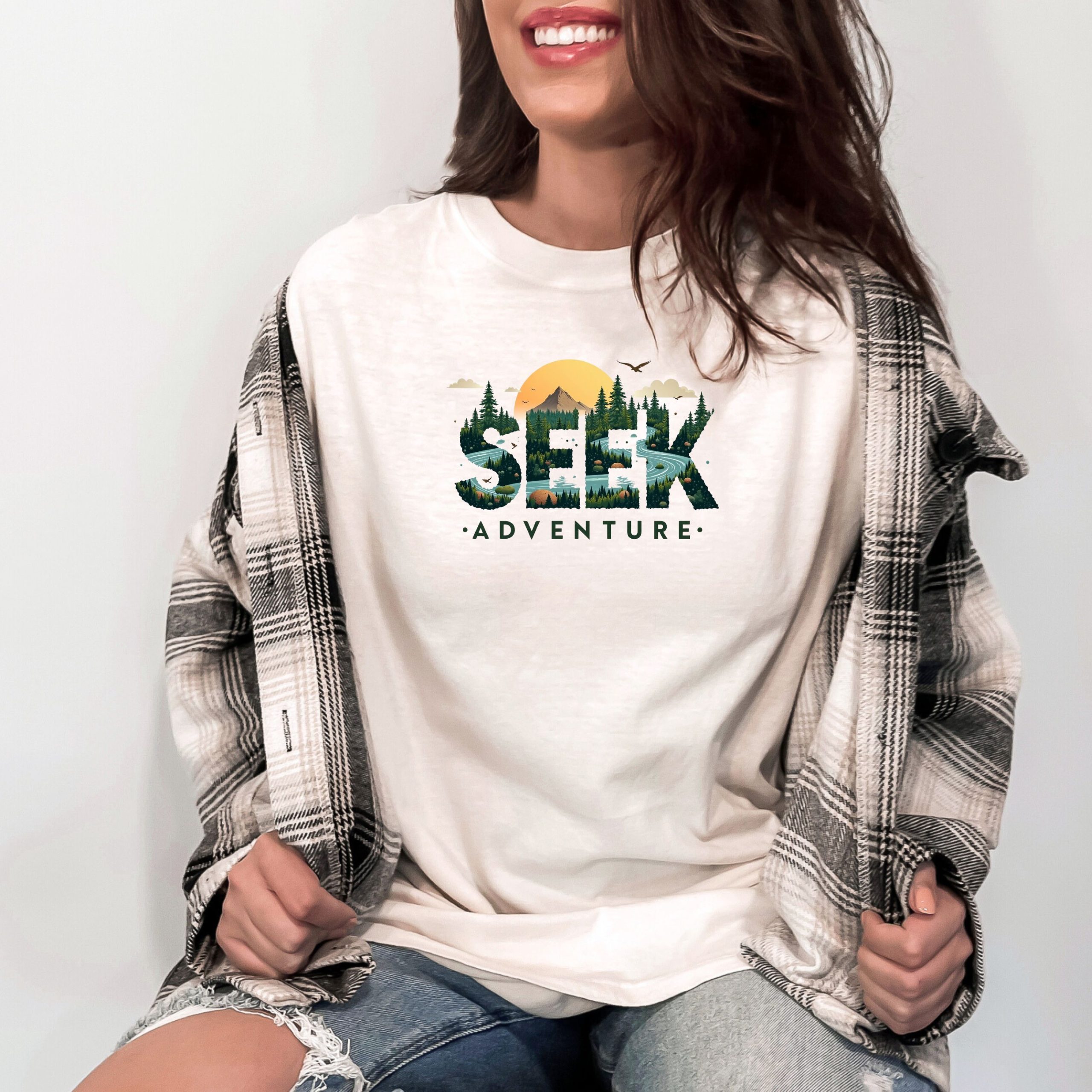Camping tshirt women - Adventure Seeker - Narre Hill Tees