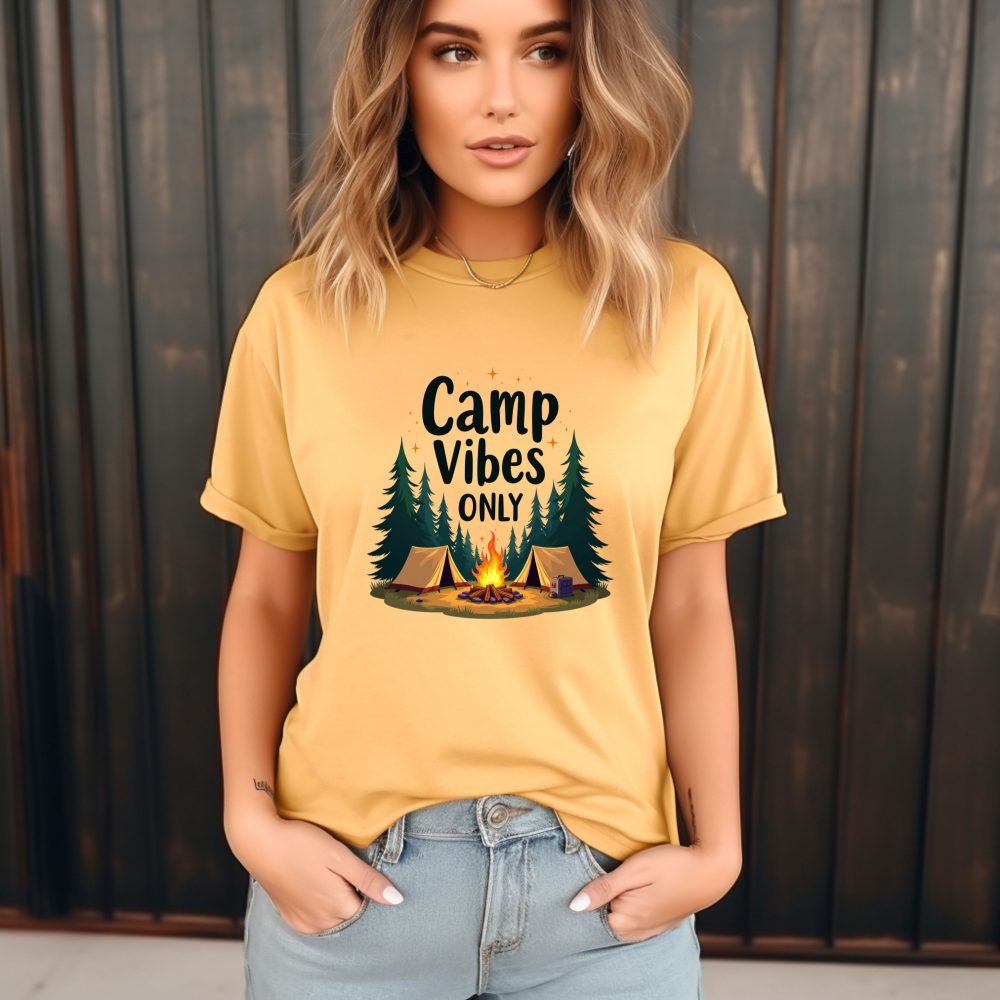 Camp Vibes Only - Camping Tshirt - Narre Hill Tees