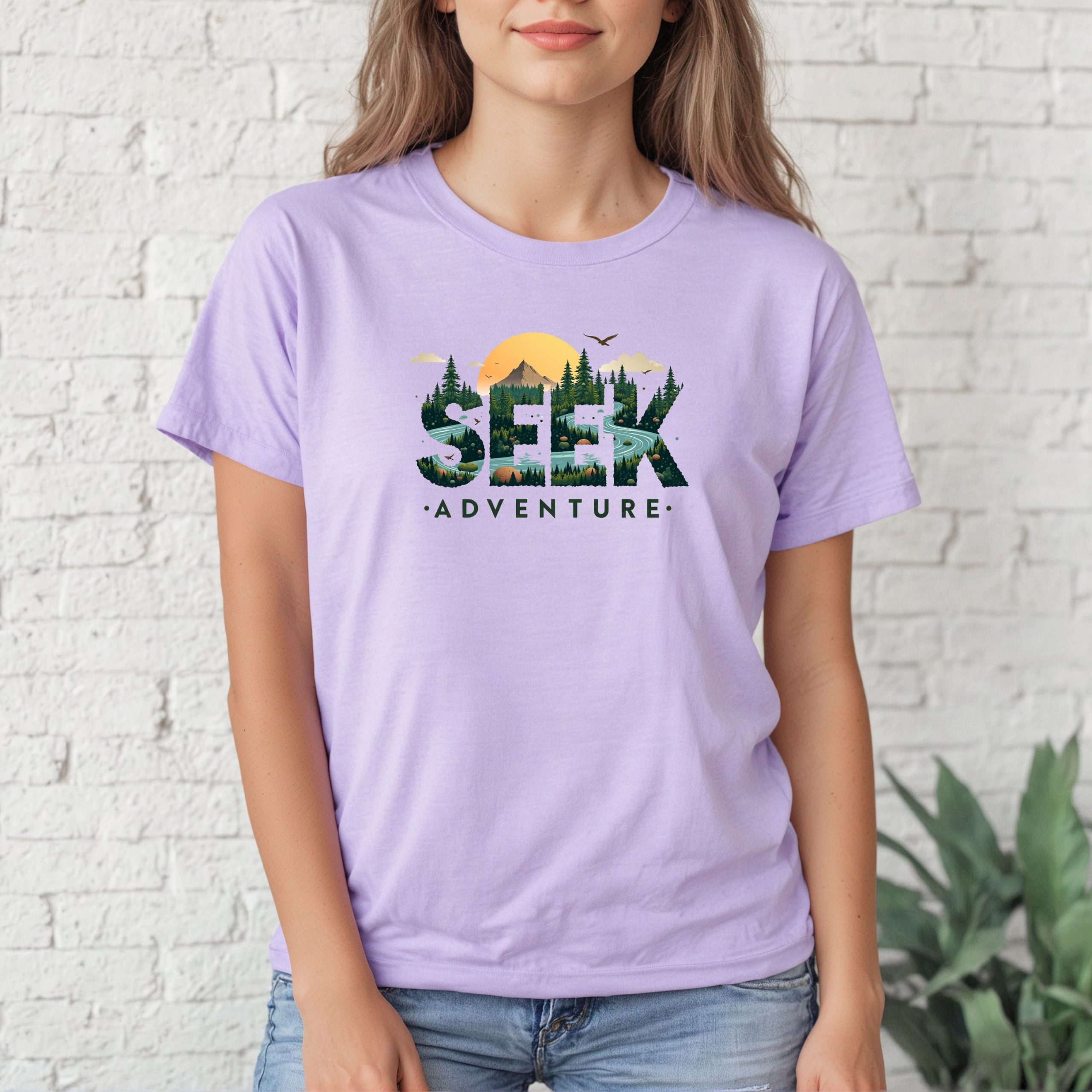 Camping tshirt women - Adventure Seeker - Narre Hill Tees